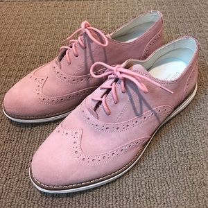 Cole Haan Pink ZeroGrand Wingtips
